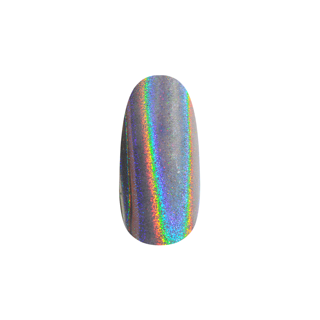 Pearl Nails Galaxy Powder pigment por - fehér alapon