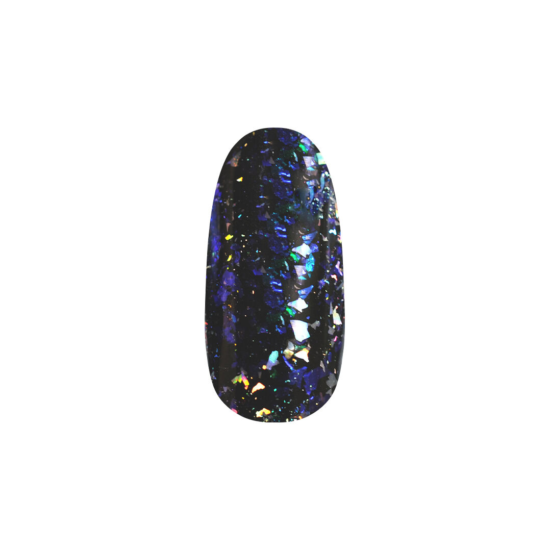 Pearl Naisl Galaxy Metal Flakes - Blue - fekete alapon