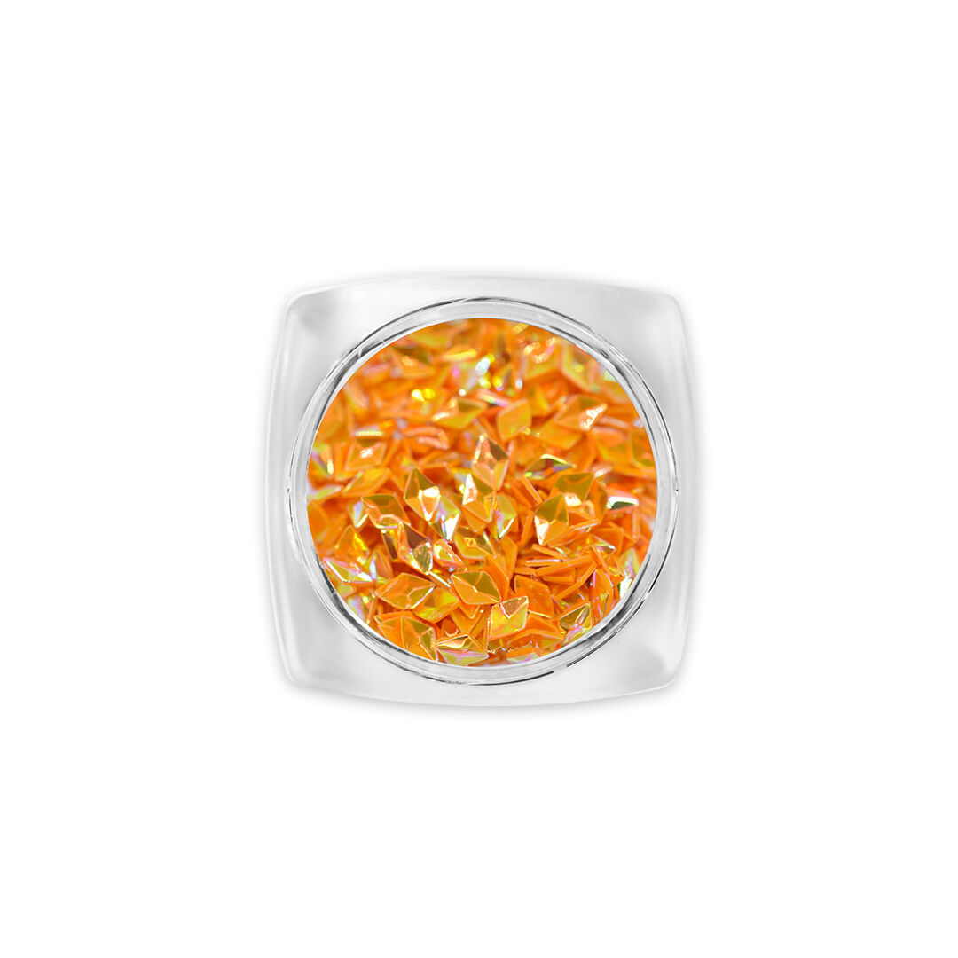 3D Gyémánt flitter narancssárga G2