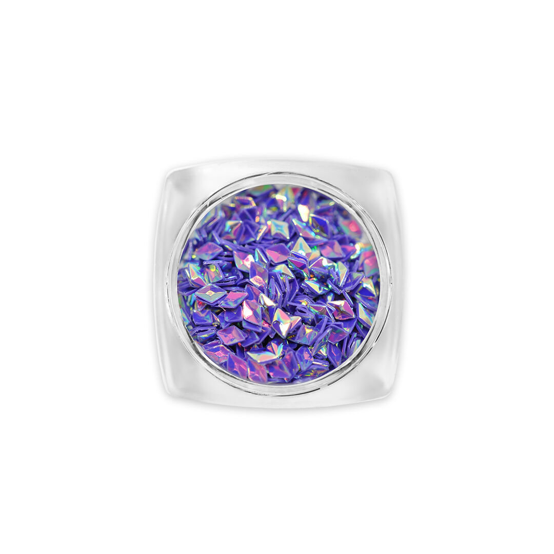 3D Gyémánt flitter violet G7