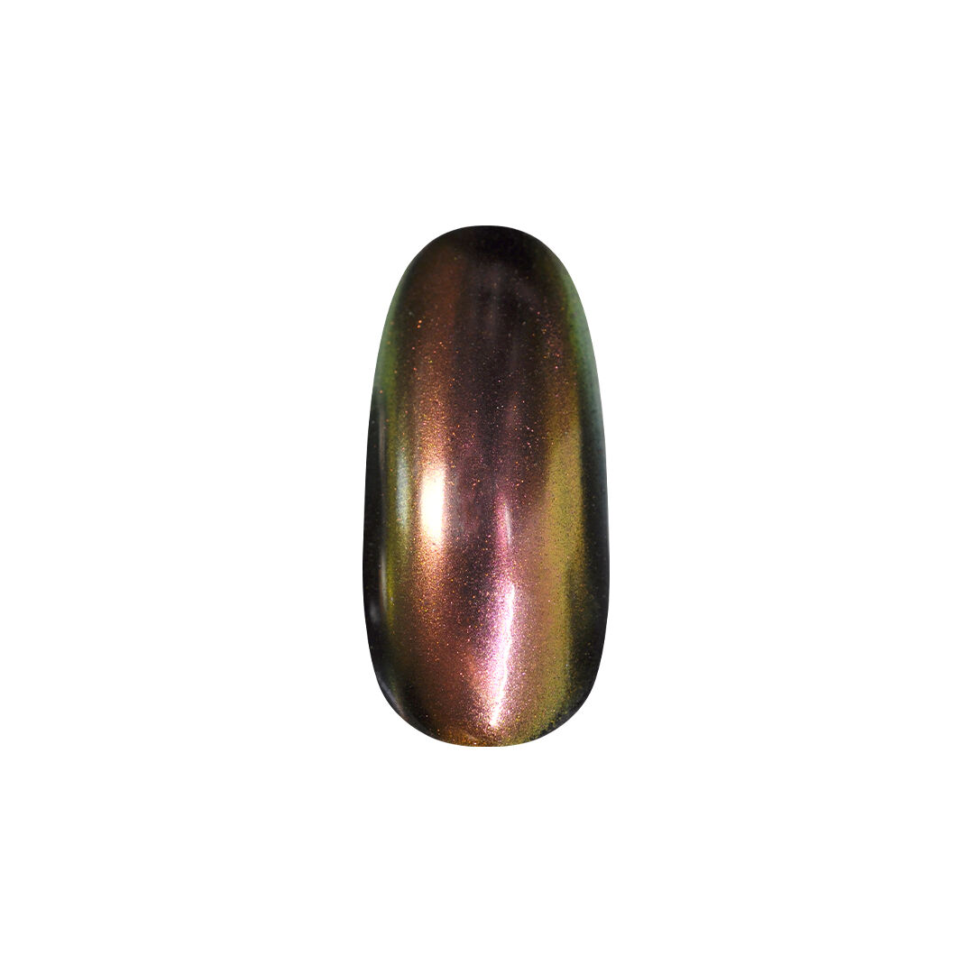 5D Galaxy Cat Eye Powder - Gold-rose fényes krómporként