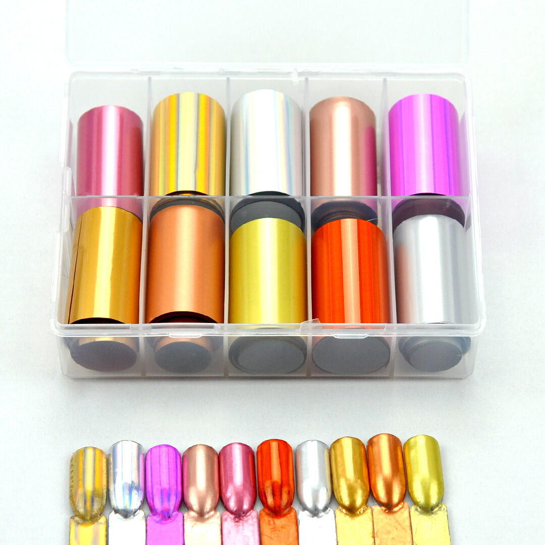 Pearl Nails 10in1 Transzferfólia box - Golden Shades