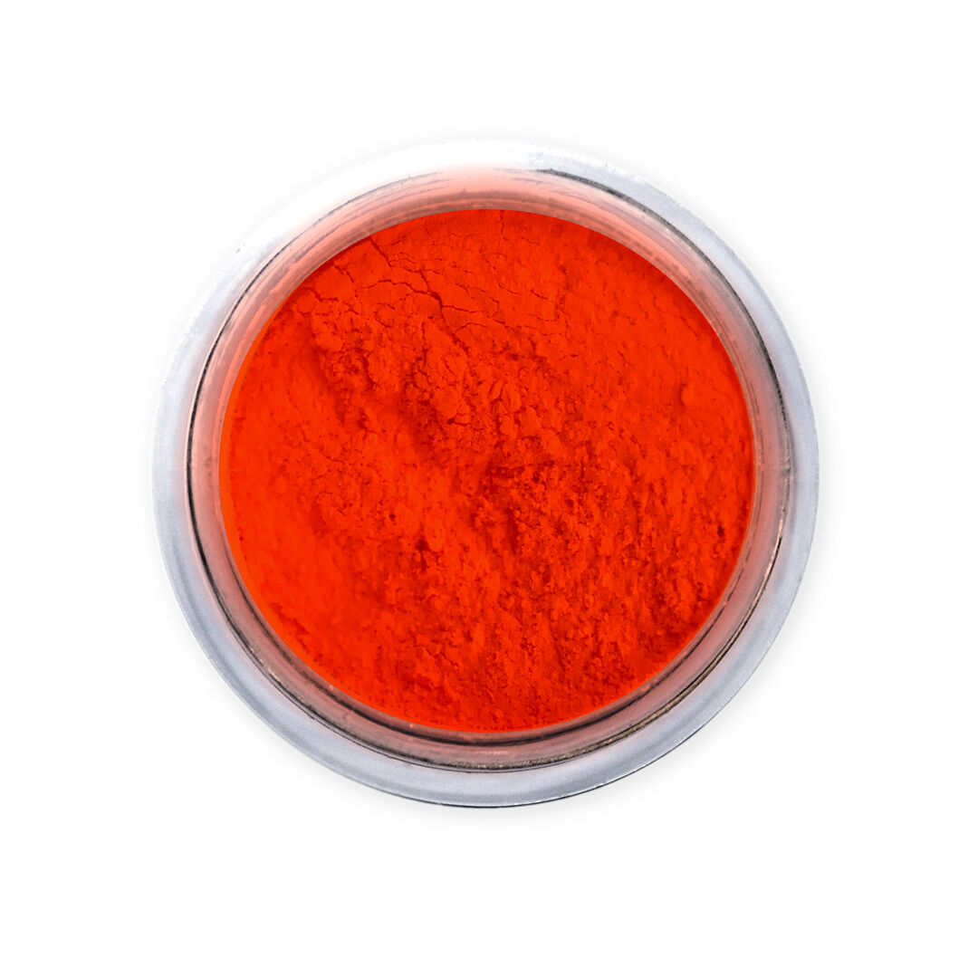 Neon Orange pigmentpor - Pearl Nails
