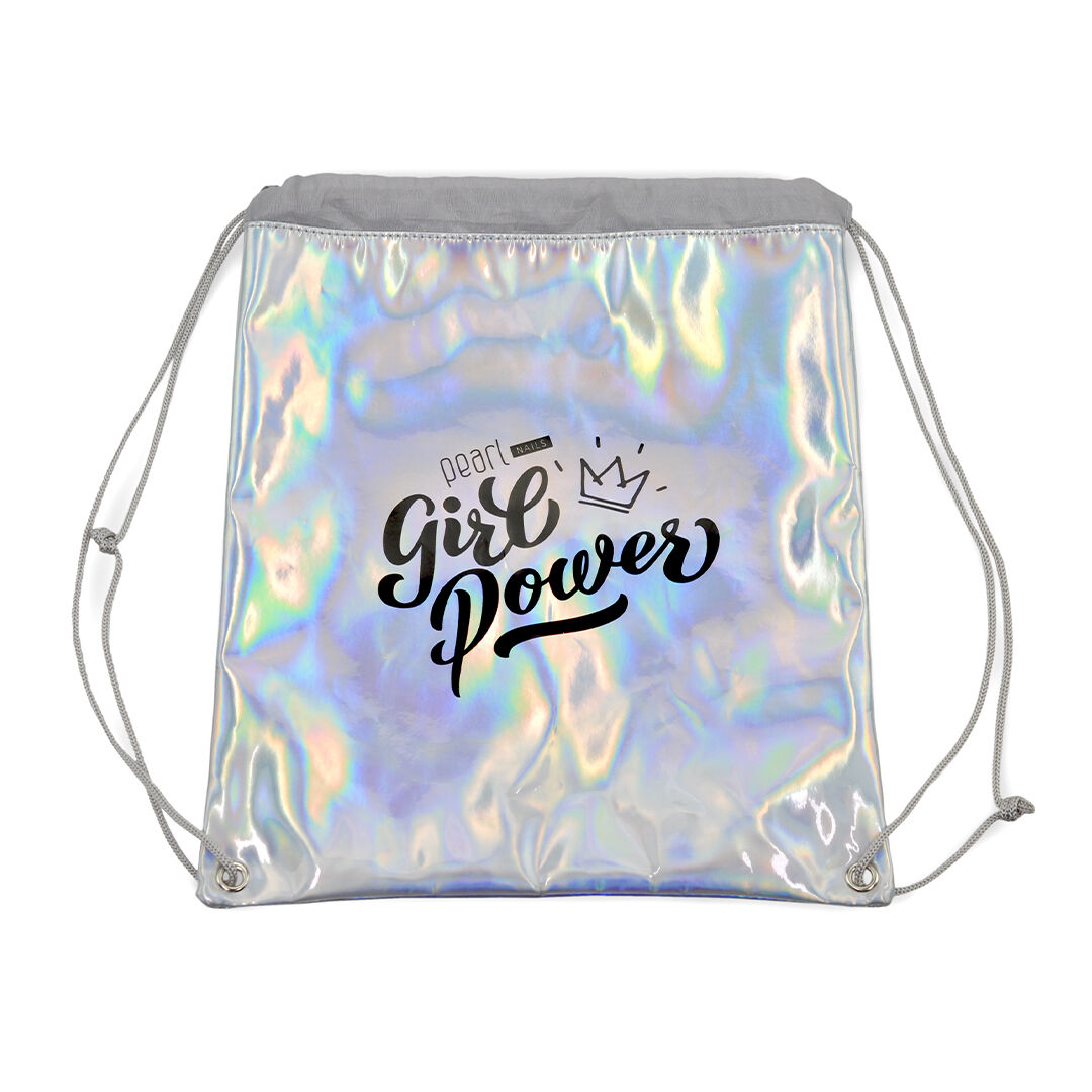 Girl Power BackPack - HOLO tornazsák - Pearl Nails