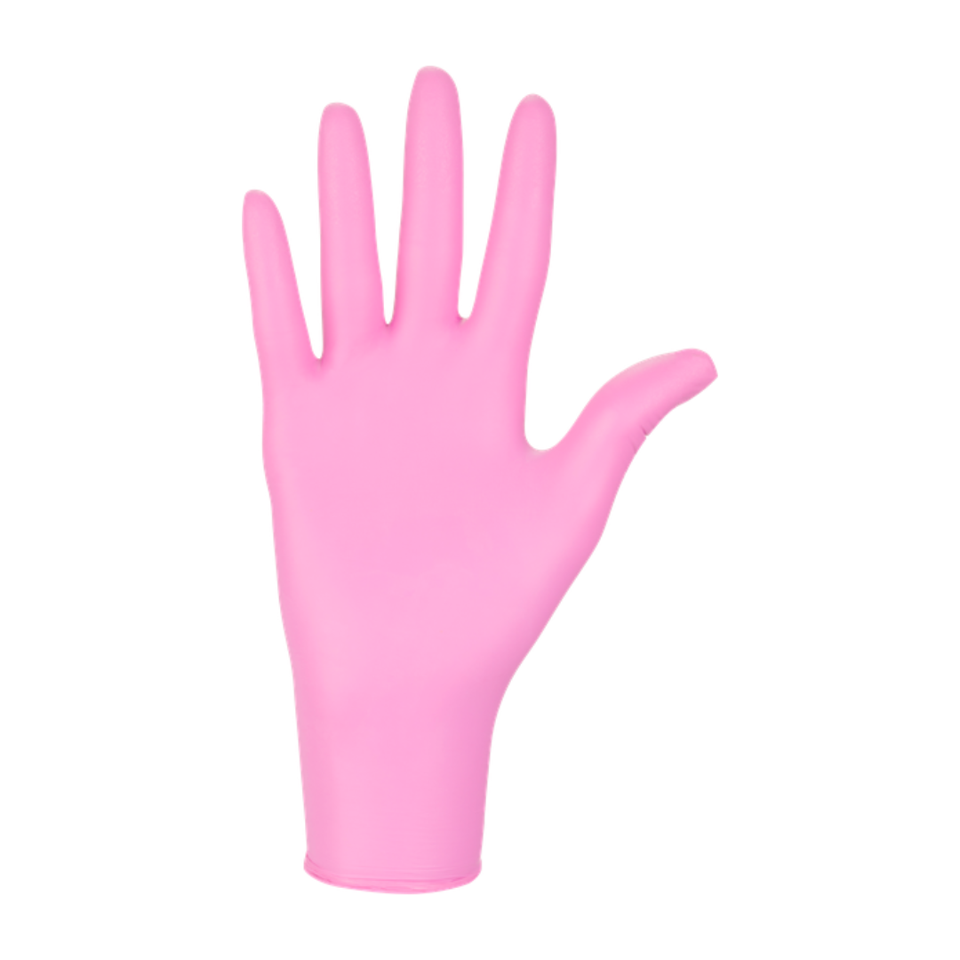 nitrylex® pink púdermentes nitril kesztyű