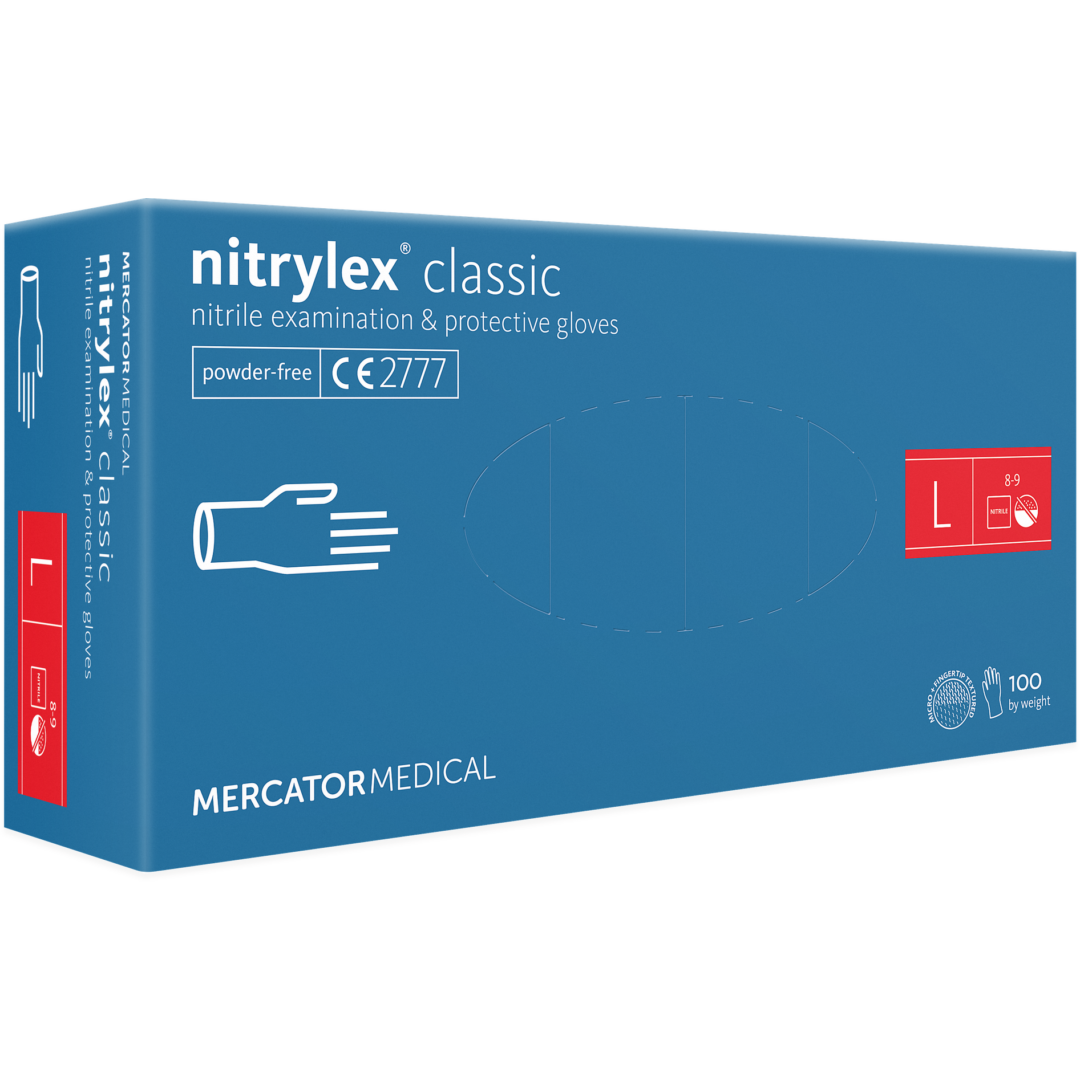 nitrylex® classic púdermentes lila nitril kesztyű