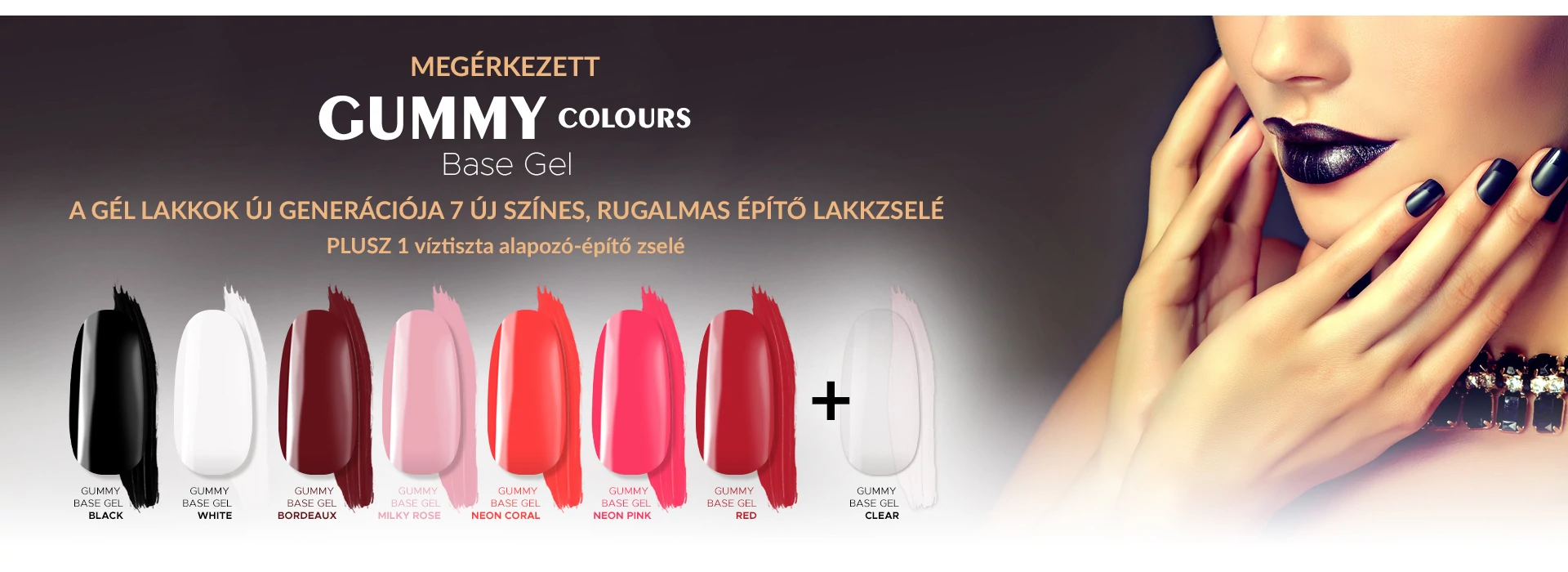 ITT az ÚJ Gummy Colours Base Gel 2020 - ÚJDONSÁG - Rugalmas építő LAKKZSELÉ