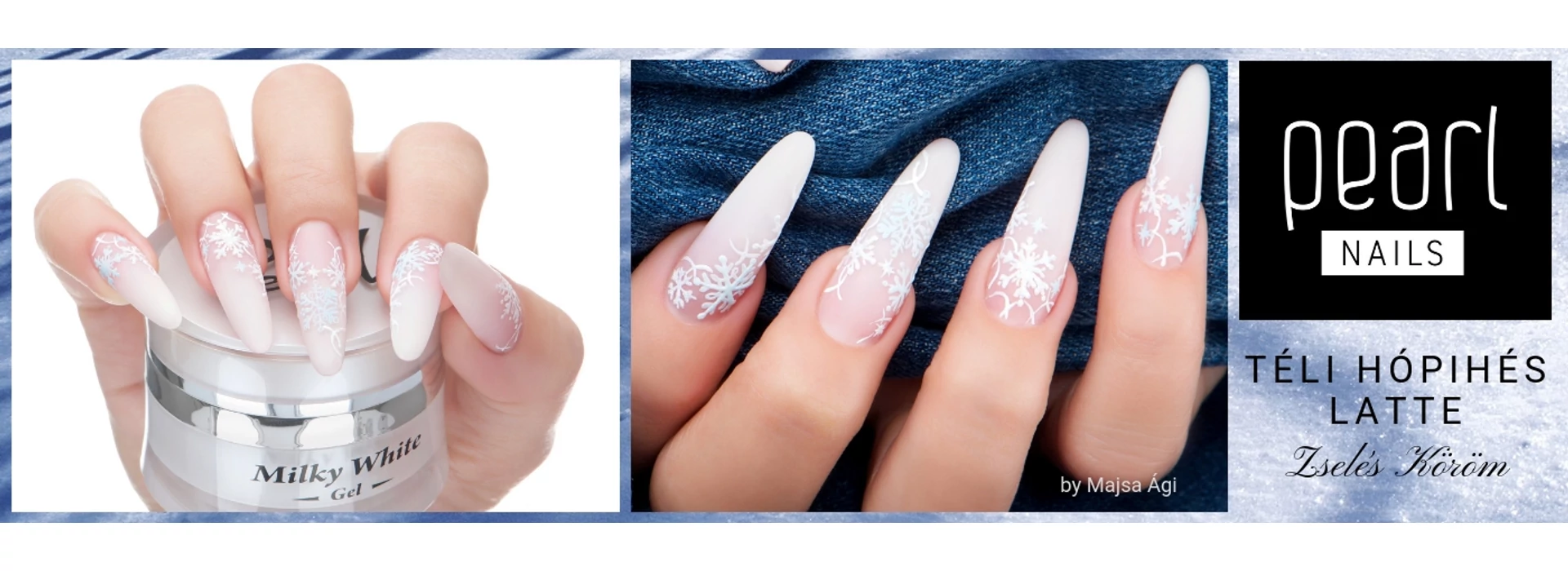 Téli HÓPIHÉS latte köröm - Step by Step