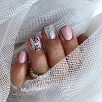 Kép 10/10 - Pearl Nails Glam Decor Gel - Silver