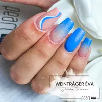 Kép 5/5 - Weintráger Éva-hybrid PolyAcryl Gel akrilzselé - Glitter Nude 