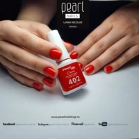 Kép 2/3 - Ferrari piros köröm 402 Classic gél lakk - Pearl Nails