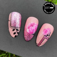 Kép 5/5 - RÓZSASZÍN dekorzselé - Pearl Nails Glam Decor Gel