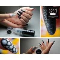 Kép 2/6 - Fekete csillámos köröm - Glitter Spray black