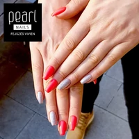 Kép 7/10 - Gummy Base Gel - Neon Coral rugalmas építő lakkzselé