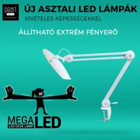 Kép 3/3 - Asztali LED lámpa - állítható EXTRA fényerővel