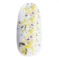 Kép 6/9 - Pearl Nails Galaxy Metal Flakes - Blue - fekete alapon