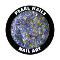 Kép 1/9 - Pearl Nails Galaxy Metal Flakes - Blue körömdíszítő chrome flakes