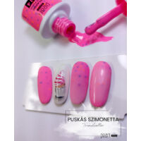 Kép 5/6 - Puskás Szimonetta - Classic 614 gél lakk - konfettis pasztell pink - Cupcake Collection