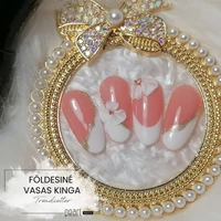 Kép 8/8 - Pearl Nails Fiber Base Gel - Beige körömerősítő alapzselé 15ml