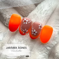 Kép 5/7 - Jarábek Ágnes - Gummy Base Gel NEON Orange