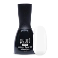 Kép 1/5 - Ecsetes alapozó-építő zselé - Milky White Gummy Base Gel