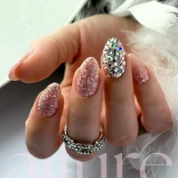 Kép 5/5 - allure G003 gél lakk - Csillámos rózsaszín - Pearl Nails