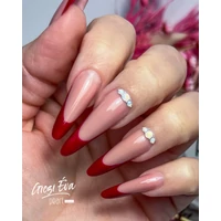 Kép 6/7 - Pearl Nails hybrid PolyAcryl Gel akrilzselé - Cream 15ml