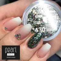 Kép 4/4 - Végső Vivien - Pearl Nails 430 csillámos színes zselé báli szezon köröm ötlet