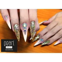 Kép 5/5 - Pearl Nails csillámos báli farsangi színes zselé - Molnár Rita