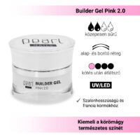 Kép 3/4 - Pearl Nails Builder Pink Gel 2.0 rózsaszín építő zselé