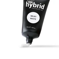 Kép 2/7 - Pearl Nails hybrid PolyAcryl Gel akrilzselé - Milky White 50ml