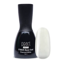 Kép 1/4 - Pearl Nails Fiber Base Gel - Diamond White körömerősítő alapzselé 15ml