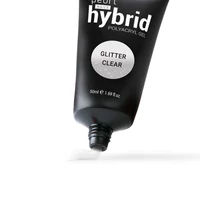 Kép 2/4 - Pearl Nails hybrid PolyAcryl Gel akrilzselé - Glitter Clear 50ml