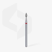 Kép 1/3 - Staleks gyémánt csiszolófej - "csepp" piros 2,3 mm/5 mm - FA40R023/5 | EXPERT