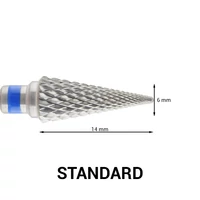 Kép 2/2 - Kúp formájú karbid csiszolófej - Cross Cut - standard - általános