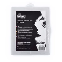 Kép 2/4 - hybrid Reverse Dual Tip Box - coffin - Pearl Nails