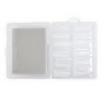 Kép 3/4 - hybrid Reverse Dual Tip Box - coffin - Pearl Nails