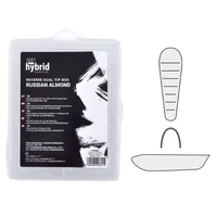 Kép 1/4 - hybrid Reverse Dual Tip Box - orosz mandula - Pearl Nails