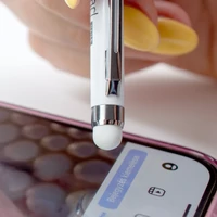 Kép 4/4 - Pearl Nails golyóstoll - érintőképernyős fehér