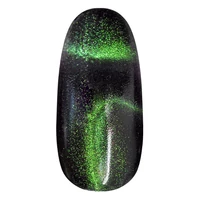 Kép 2/6 - 5D Galaxy Cat Eye Powder - Green-purple mágnessel