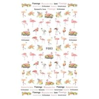 Kép 1/1 - Öntapadós flamingós körömmatrica F083 | Pearl Nails 