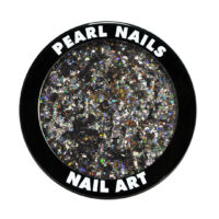 Kép 1/3 - Holo Flitters - Black | Pearl Nails