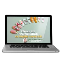 Kép 1/3 - Gyors téli szalonminták és hópihe variációk - online videós díszítő képzés
