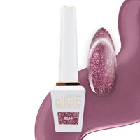 Kép 2/3 - allure C196 prémium rózsaszín csillámos effekt gél lakk