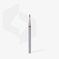 Kép 1/3 - Staleks gyémánt csiszolófej - "csepp" piros 1,2 mm/3 mm - FFA50R012/3 | EXPERT