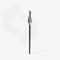 Kép 1/2 - Staleks karbid csiszolófej - Cone bit sárga (szuper-finom) - FT70Y040/13 | EXPERT