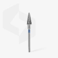 Kép 1/2 - A Staleks keményfém csiszolófej -"kúp" kék 6mm/14mm -FT73B060/14