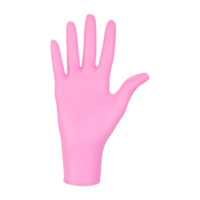 Kép 2/2 - nitrylex® pink púdermentes nitril kesztyű