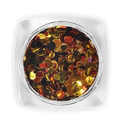 Fémes hatású konfettik