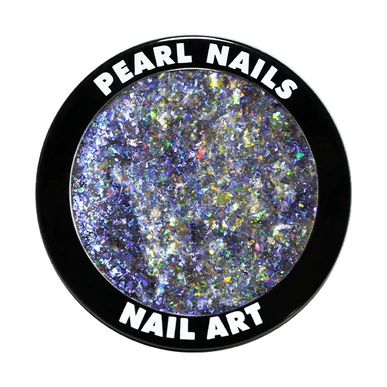 Pearl Nails Galaxy Metal Flakes - Blue körömdíszítő chrome flakes